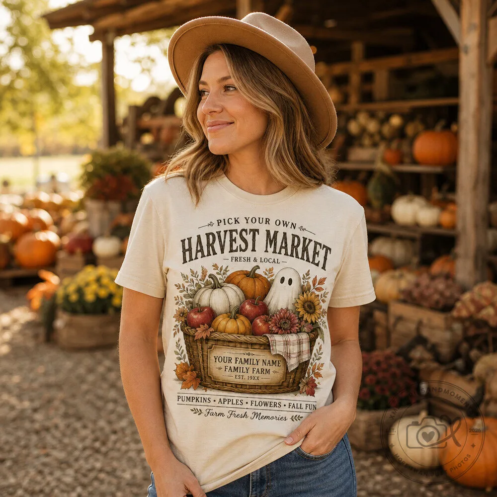 Farmers Market Halloween T-Shirt - Personalized Harvest Ghost Tee 9 Farmers Market Halloween T-Shirt - Personalized Harvest Ghost Tee