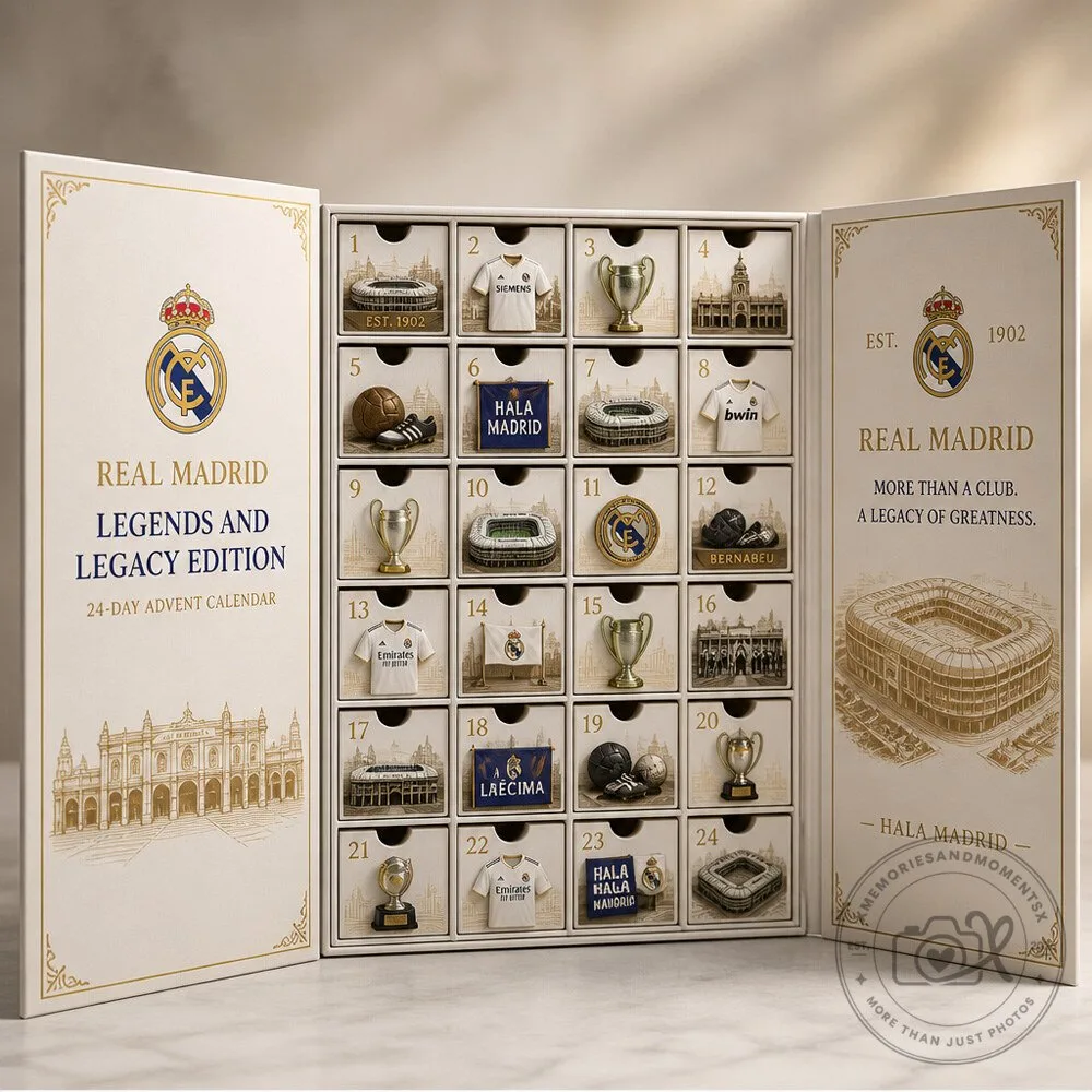 Real Madrid Soccer Advent Calendar With Legends and Legacy Collectibles