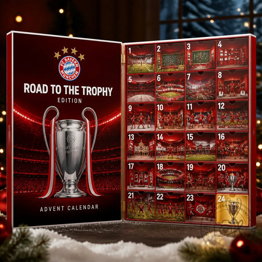 Bayern Munich Soccer Advent Calendar With Road to the Trophy Collectibles