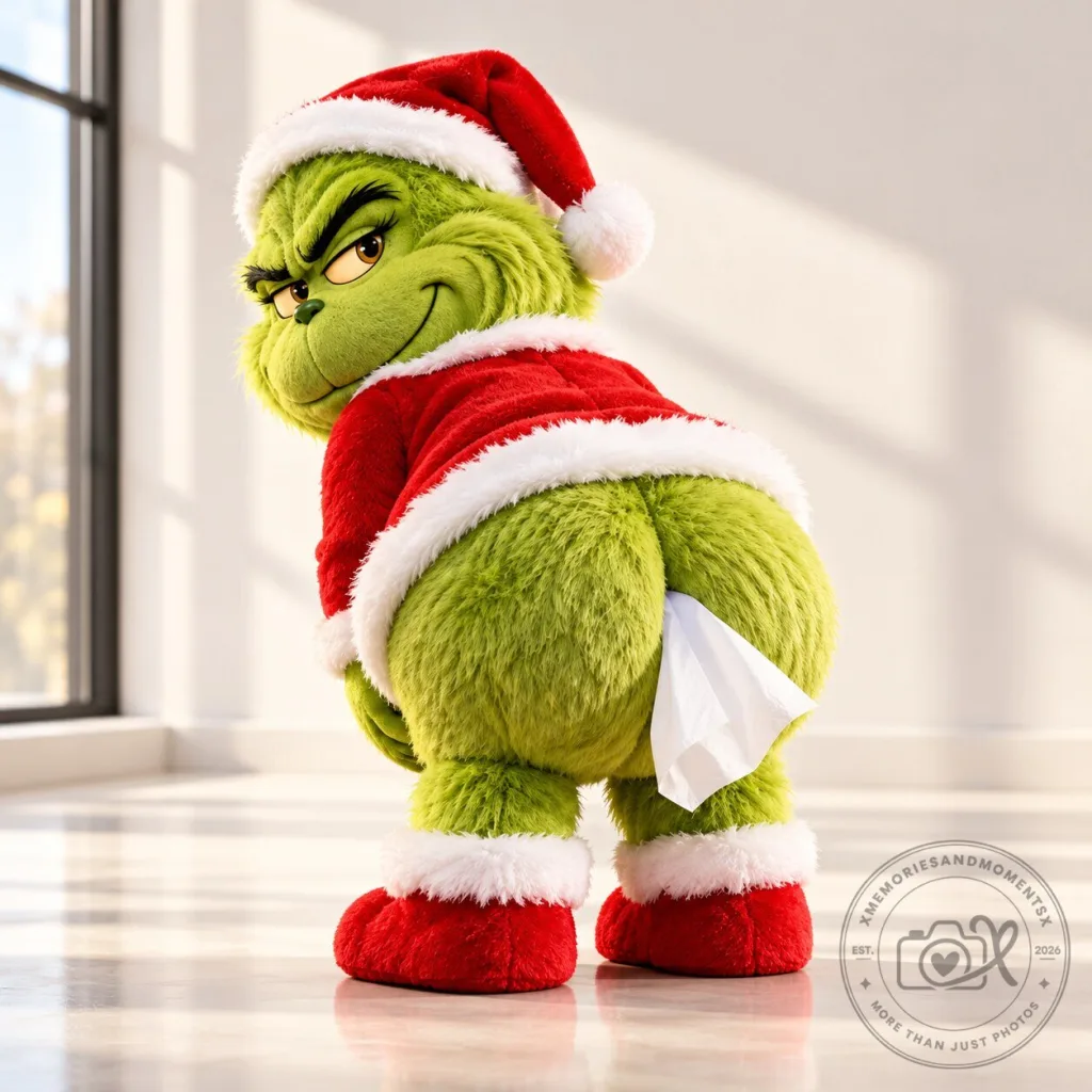 The Funny Gift Grinch Butt Plush Tissue Box Holder 2026 Christmas The Funny Gift Grinch Butt Plush Tissue Box Holder 2026 Christmas